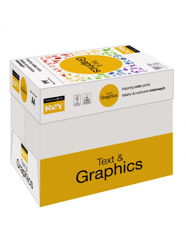 Rey Text & Graphics Box A4 80gsm