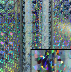 Holographic Card Silver Crystal