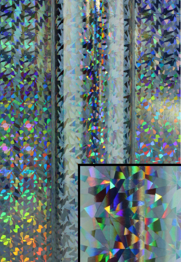 Holographic Card Silver Crystal