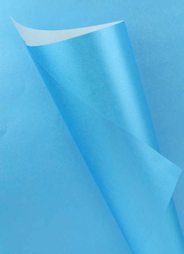 Pearlescent Blue Paper 90gsm