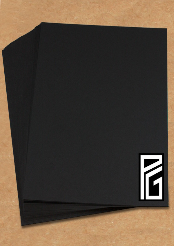 PG Black Paper & Card