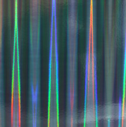 Holographic Card Silver Pillars
