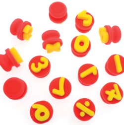 L-FD4020 Sponge Dabbers - Numbers