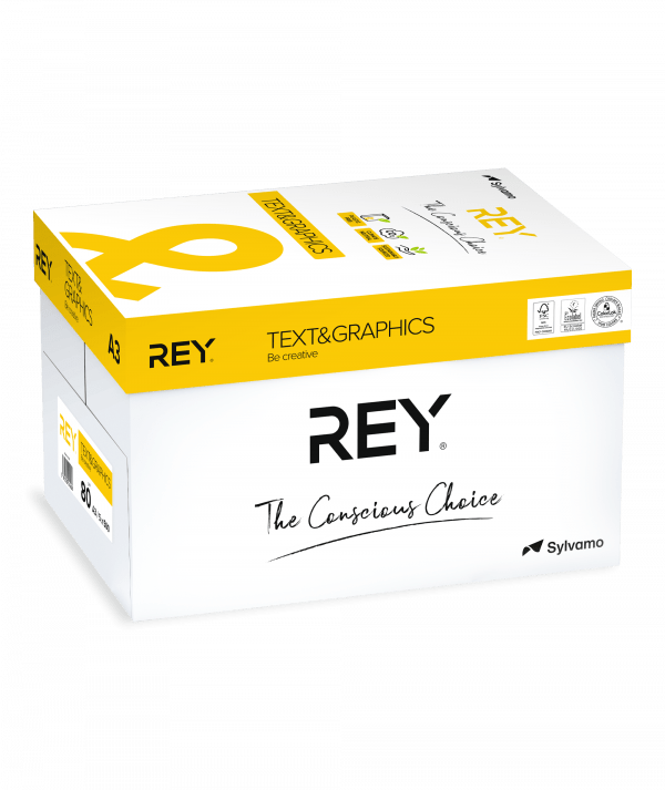 Rey Text & Graphics Printer Paper Box