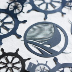 Pergraphica Papercut Mysterious Blue