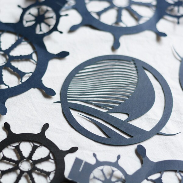 Pergraphica Papercut Mysterious Blue
