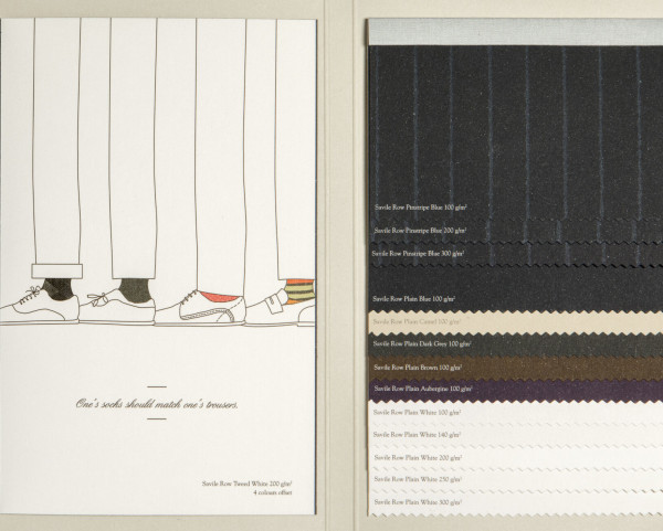 Fedrigoni Savile Row Swatch