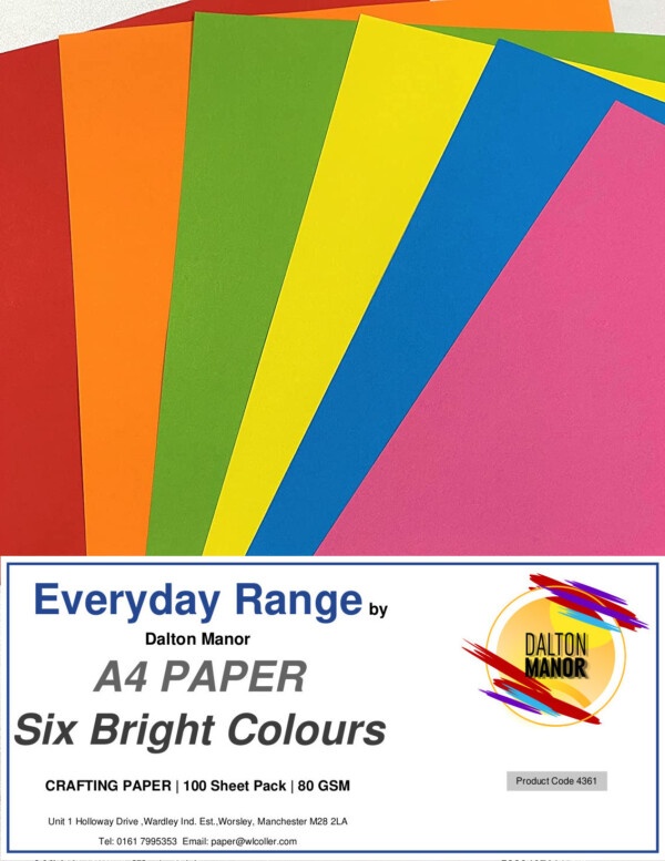 4361 Dalton Manor Bright Coloured Papers