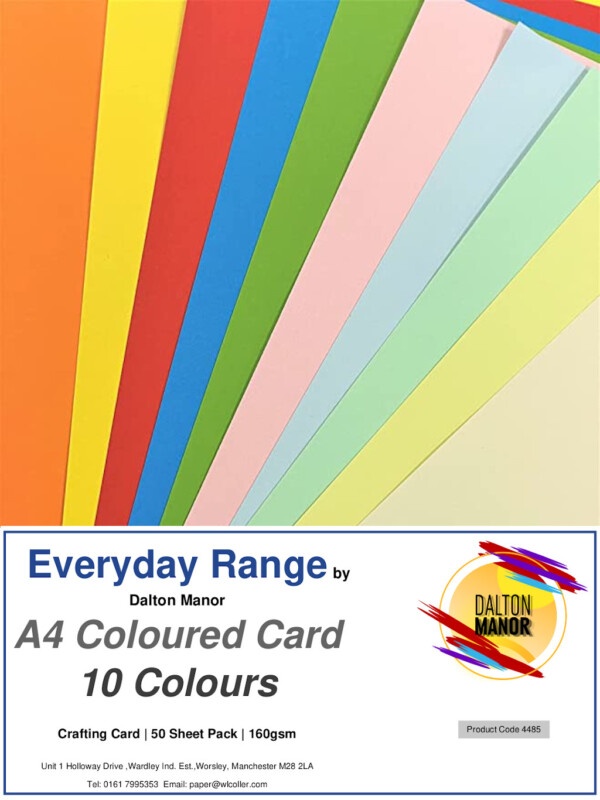4485 Dalton Manor Mixed Coloured Card