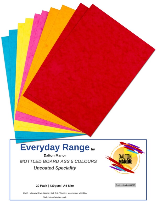 Dalton Manor Assorted Thick Marbled Card