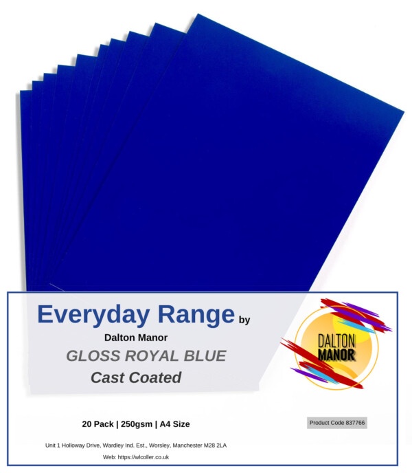 Dalton Manor Gloss Blue Card