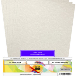 Dalton Manor Parchement Card