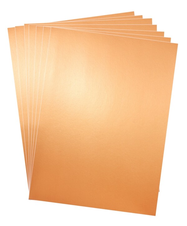 Pearlescent Copper Card