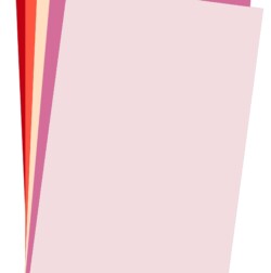Dalton Manor Shades of red and pink card