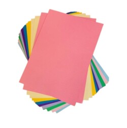 (230G) A4 PERGRAPHICA RAINBOW LINEN EMBOSSED PK20