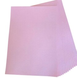 (230G) A4 PERGRAPHICA ADORABLE PINK LINEN EMBOSSED PK20