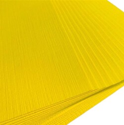 (230G) A4 PERGRAPHICA SMILING YELLOW LINEN EMBOSSED PK20